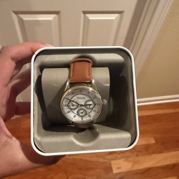 Fossil Brown Strap Watch